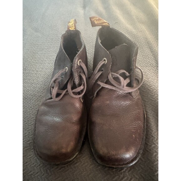Dr Martens Sussex Chukka Boots Mens 10 Burgundy Leather Vintage 2003 Docs - Picture 2 of 6